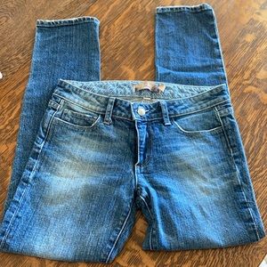 No stretch Paige skinny jeans. Such a perfect wash